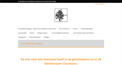 Desktop Screenshot of clauwaert.be