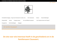 Tablet Screenshot of clauwaert.be